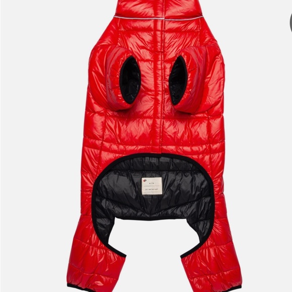 🐶New w/tag PAJAR PUP VINNIE QUILTED DOG SNOW SUIT INSULATED SZ MED CURRENT RED - Picture 8 of 9